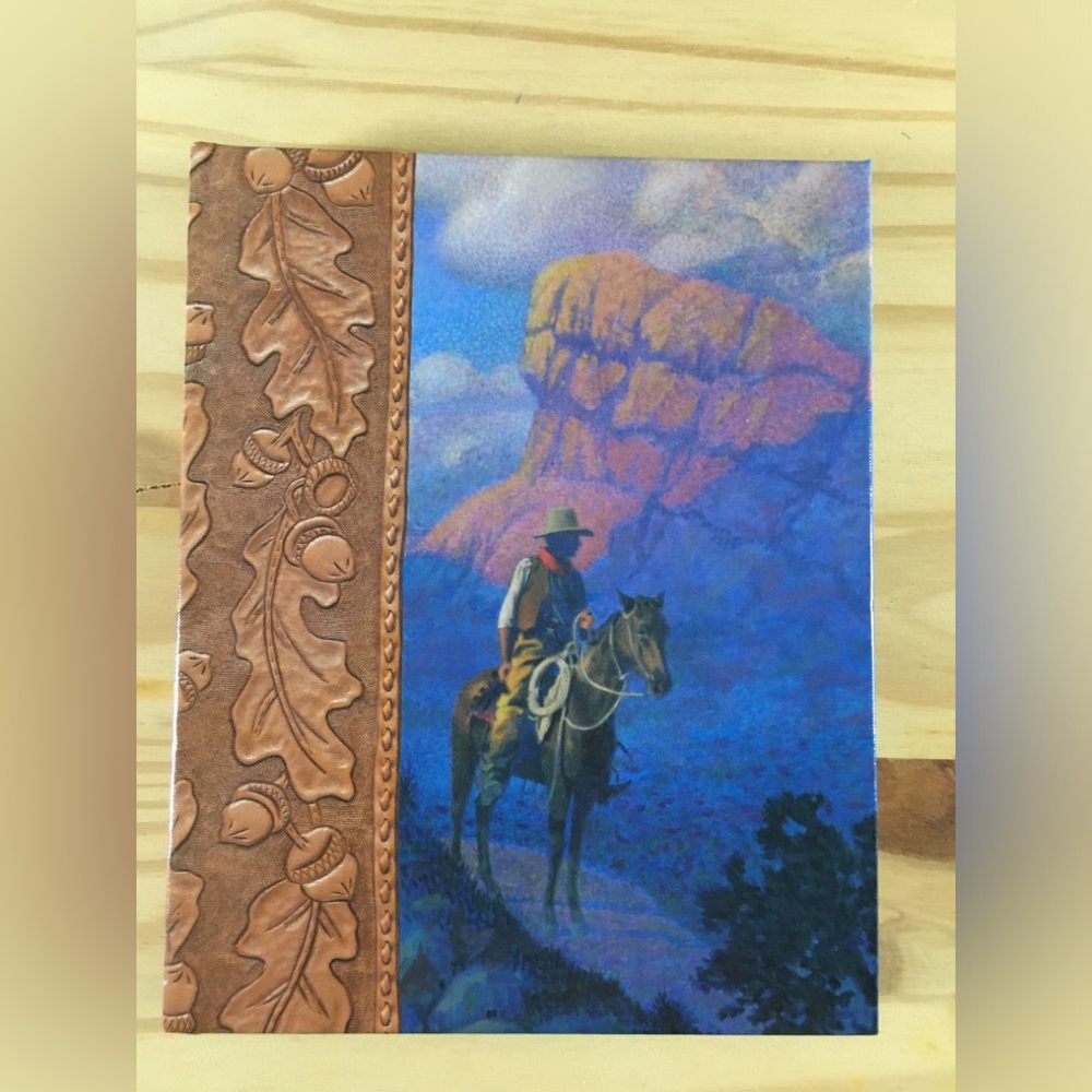 Hallmark Cowboy Hardcover Notebook Western Composition  Rodeo Country Journal